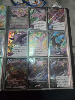 Collection of Eeveelution Pokemon Cards - NM/LP - Various cards kept in binder - Image 4