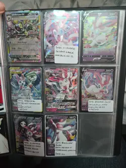 Collection of Eeveelution Pokemon Cards - NM/LP - Various cards kept in binder - Image 5
