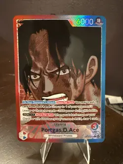 One Piece TCG Portgas.D.Ace (002) (Alternate Art) OP13-002 Carrying On His Will - Image 1