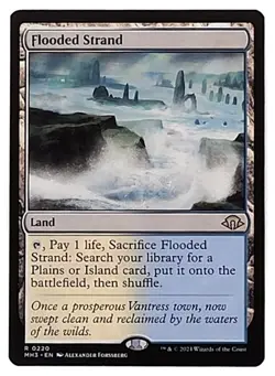 MTG Modern Horizons 3 Flooded Strand MINT/NM x1 - Image 1