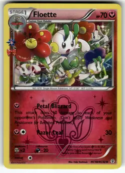 Floette RC18/RC32 Generations: Radiant Collection LP Pokemon Card TCG - Image 1