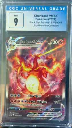 Charizard VMAX SWSH261 SWSH: Sword & Shield Promo Cards Holo CGC 9 - Image 1