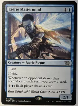 MTG Faerie Mastermind-March of the Machine NM-M - Image 1