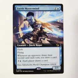 NM Faerie Mastermind (Extended Art) March of the Machine MOM MTG Non-Foil - Image 1