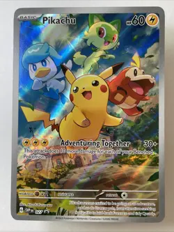 Pikachu 027 - Sv: Scarlet & Violet Promo Cards Holo (NM++) - Image 1