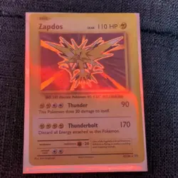 Pokemon Zapdos 16/102 Base Set 1999 Holo Rare 90HP Basic English Card TCG - Image 1