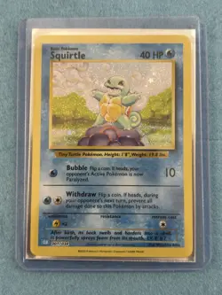 Squirtle 001/034 Trading Card Game Classic Holo NM Pokemon TCG Card - Image 3
