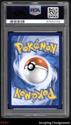 2019 Pokemon Sun Moon Black Star #SM201 Reshiram & Charizard Tag Team GX P PSA 9 - Image 2