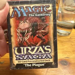 Magic cards! Urza’s Saga The Plague(1998) Out Of Print New Factory Sealed NEW - Image 1