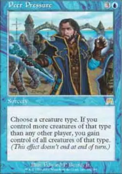 Slightly Played, English - 1 x MTG Peer Pressure - Foil Onslaught - Image 1