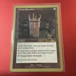 Grim Monolith - 1999 Kai Budde (ULG) World Championship Decks Regular - Image 1