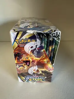 Pokemon TCG Sword & Shield Brilliant Stars Factory Sealed Booster Box - Image 5