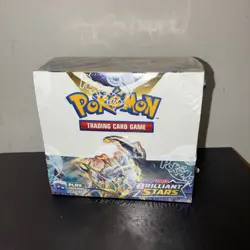 Pokemon TCG Brilliant Stars Booster Box NEW Factory Sealed Sword & Shield 820650829963 - Image 1