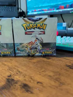 Pokemon TCG Sword & Shield Brilliant Stars Booster Box Factory Sealed 2 boxes - Image 3