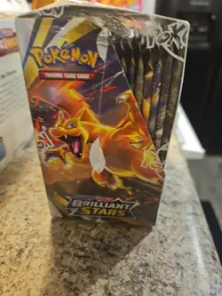 Pokemon TCG Sword & Shield Sealed Booster Box Brilliant Stars Factory Sealed - Image 3