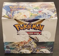 Pokemon TCG Sword & Shield Sealed Booster Box Brilliant Stars Factory SEALED - Image 2