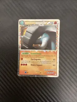 Pokemon TCG Donphan Prime HeartGold SoulSilver Holo Card 107/123 MP - Image 1