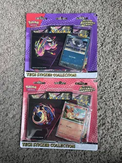 Pokemon TCG Ascended Heroes Tech Sticker Collection 2 Set GASTLY & CHARMANDER - Image 1