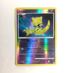 Pokemon TCG Abra 69/123 Reverse Holo Common LV.8 Mysterious Treasures MT 2007 - Image 1