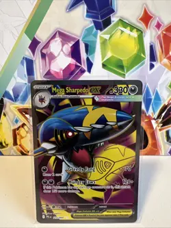 Mega Sharpedo ex 113/094 Ultra Rare Full Art (FA) - Pokemon Phantasmal Flames NM - Image 1