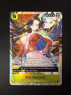 ONE PIECE TCG CARD Boa Hancock The Azure Sea's Seven OP14 OP14-112 SR - Image 1