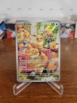 Pokemon Eevee TCG Holo Illustration Card 188/167 Twilight Masquerade Pokemon 188 - Image 5