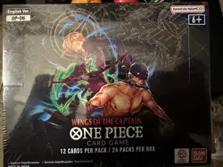 ONE PIECE WINGS OF THE CAPTAIN Booster Box Sealed New 24 packs OP-06 English - Image 1