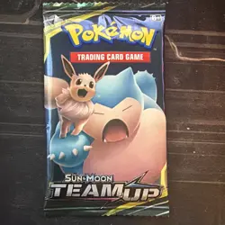 Pokemon TCG Sun & Moon Teamup Sampling Booster Pack New & Sealed - Image 1