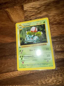 Pokemon TCG 1st Edition Base Set Ivysaur Shadowless 30/102 LP - Image 4