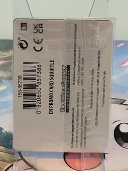 Pokemon TCG Squirtle 007/165 - Pokemon Center Stamped 151 Promo Sealed - Image 4