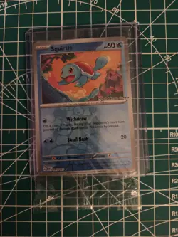 Pokemon TCG Squirtle 007/165 - Pokemon Center Stamped 151 Promo Sealed - Image 2