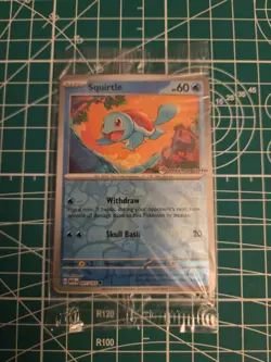 Pokemon TCG Squirtle 007/165 - Pokemon Center Stamped 151 Promo Sealed - Image 3