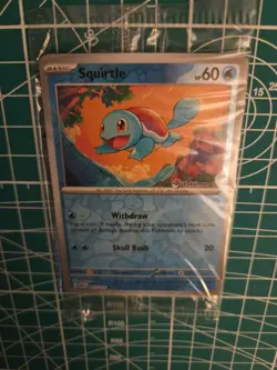 Pokemon TCG Squirtle 007/165 - Pokemon Center Stamped 151 Promo Sealed - Image 4