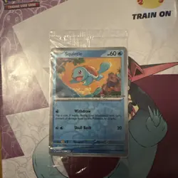 Squirtle 007/165 Pokemon Center Stamped 151 Promo Sealed Pokemon TCG S&V - Image 1