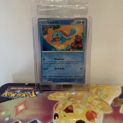 Squirtle 007/165 Pokemon Center Stamped 151 Promo Sealed Pokemon TCG S&V - Image 1