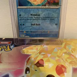 Squirtle 007/165 Pokemon Center Stamped 151 Promo Sealed Pokemon TCG S&V - Image 2