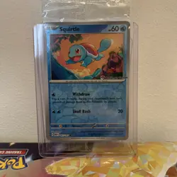 Squirtle 007/165 Pokemon Center Stamped 151 Promo Sealed Pokemon TCG S&V - Image 5