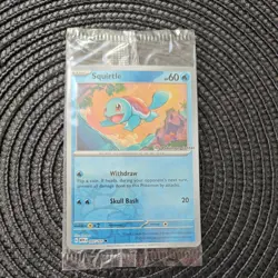 Squirtle 007/165 Pokemon Center Stamped 151 Promo Sealed Pokemon TCG S&V - Image 1