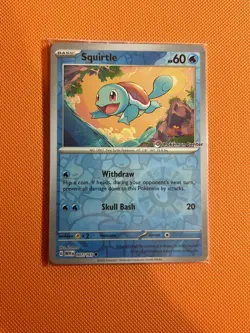 Squirtle 007/165 Pokemon Center Stamped 151 Promo Sealed Pokemon TCG S&V - Image 1