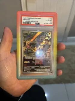 PSA 10 Pikachu Illustration Rare 173/165 English Pokemon Scarlet & Violet 151 - Image 1