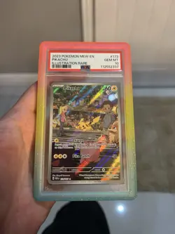 PSA 10 Pikachu Illustration Rare 173/165 English Pokemon Scarlet & Violet 151 - Image 3