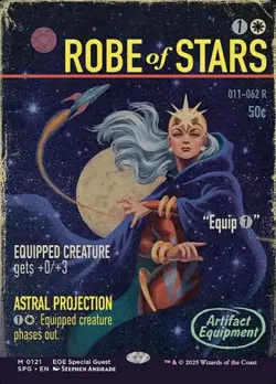 Robe of Stars - Showcase SPG NM MTG - Image 1