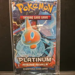 POKEMON PLATINUM RISING RIVALS SEALED BOOSTER PACK ROTOM TCG RARE - Image 1