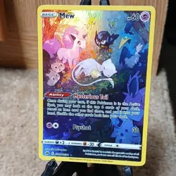 Pokemon Mew Crown Zenith GG10/GG70 Galarian Gallery Full Art Holo Card 60HP - Image 1