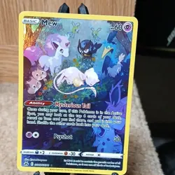 Pokemon Mew Crown Zenith GG10/GG70 Galarian Gallery Full Art Holo Card 60HP - Image 4