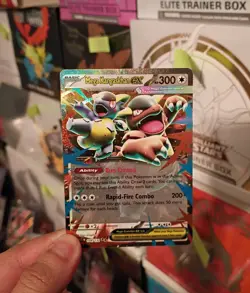 Pokemon Mega Kangaskhan ex 104/132 Me01: Mega Evolution Holo - Image 1