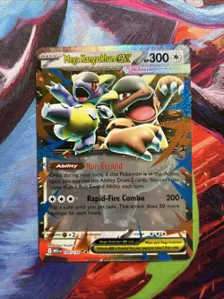 Pokemon TCG Mega Kangaskhan ex 104/132 Holo Double Rare ME01: Mega Evolution NM - Image 1