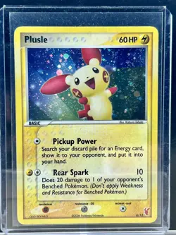 2006 Pokemon TCG - PLUSLE - EX Trainer Kit 2 6/12 Holo Swirl - Image 1