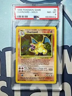 Pokemon Charizard 4/102 Base Set Holo PSA 8 NM-MT - RM SPECIAL DELIVERY 1PM 📦✅ - Image 1