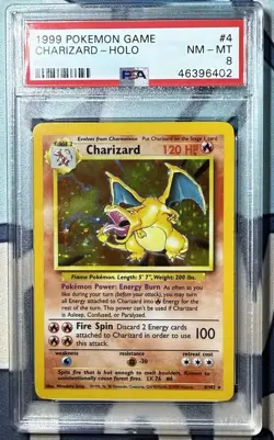 Pokemon Charizard 4/102 Base Set Holo PSA 8 NM-MT - RM SPECIAL DELIVERY 1PM 📦✅ - Image 2